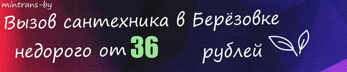 Сантехник в Берёзовке Сантехник в Берёзовке